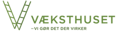 Logo Væksthuset med sloganet Vi gør det der virker